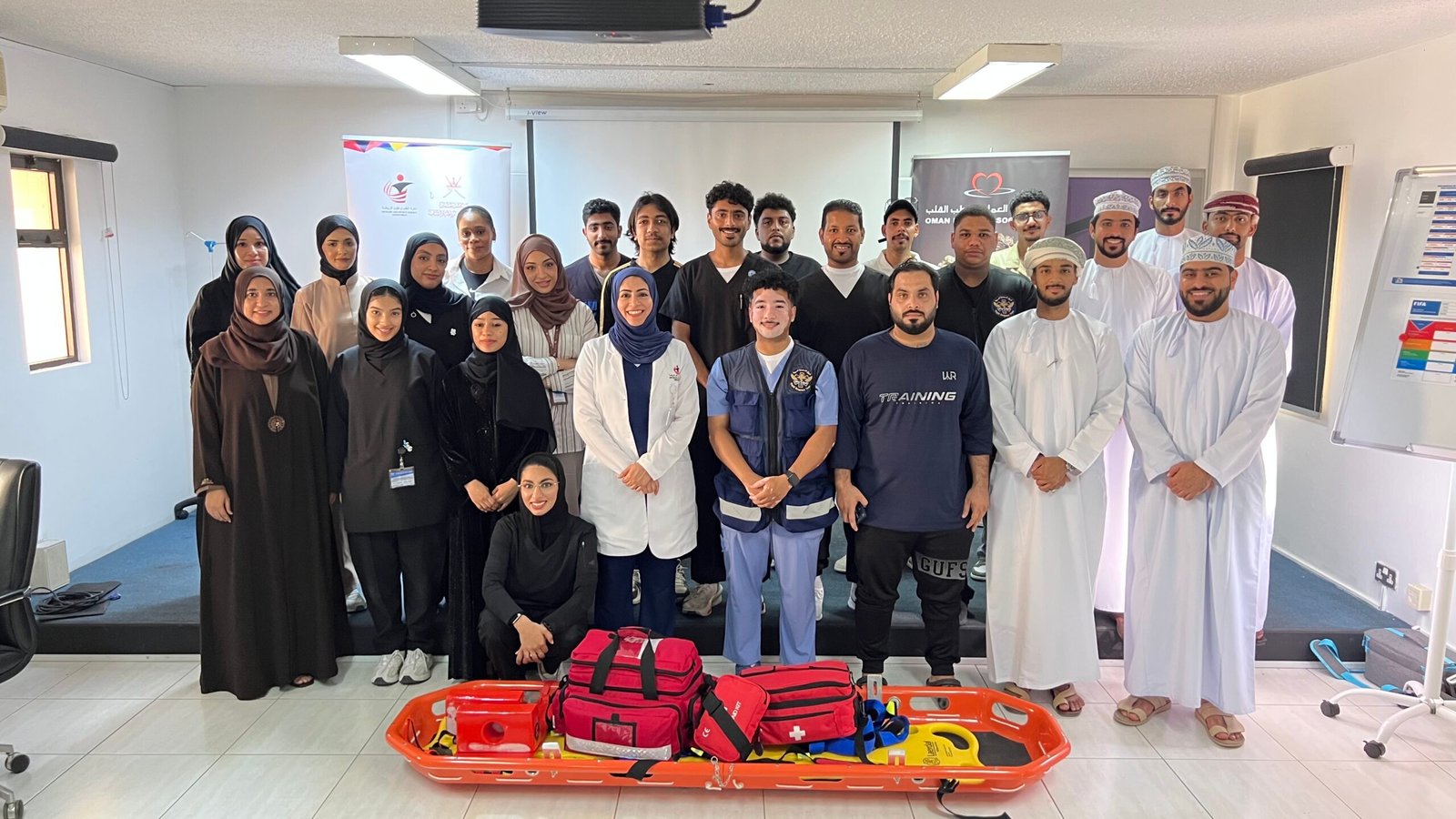 First aid in sports workshop for the Blue Angels team